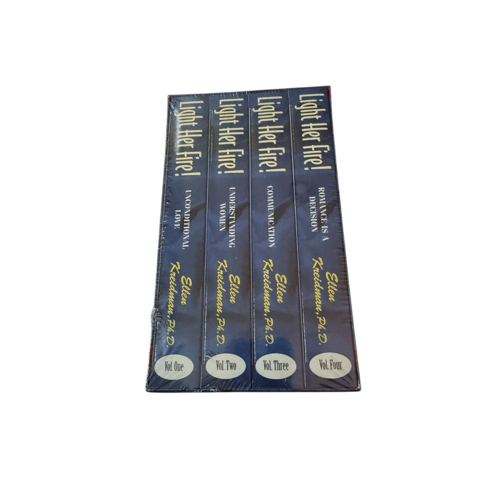 Light Her Fire VHS Tapes Ellen Kreidman, Ph.D Love Communication New Sealed‎